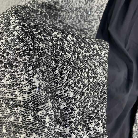 Chicos Shacket Womens Formal Blazer Jacket Sequin Shimmery Top 12 / 14 - Picture 6 of 11